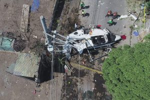 Trực thăng chở cảnh sát trưởng Philippines gặp tai nạn