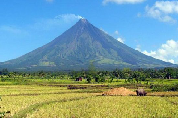 Núi lửa Mayon ở Philippines