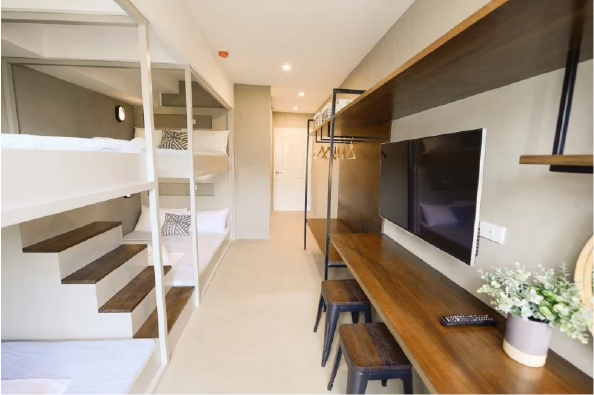 Cozy Bunk-bed Style Home for 4 in Cebu IT Park