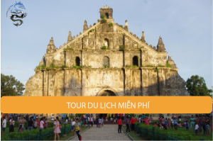 Nhà thờ Paoay ở Ilocos Norte. Tỉnh cung cấp các tour du lịch miễn phí cho khách du lịch