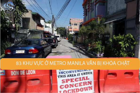83 khu vực ở Metro Manila vẫn bị khóa chặt