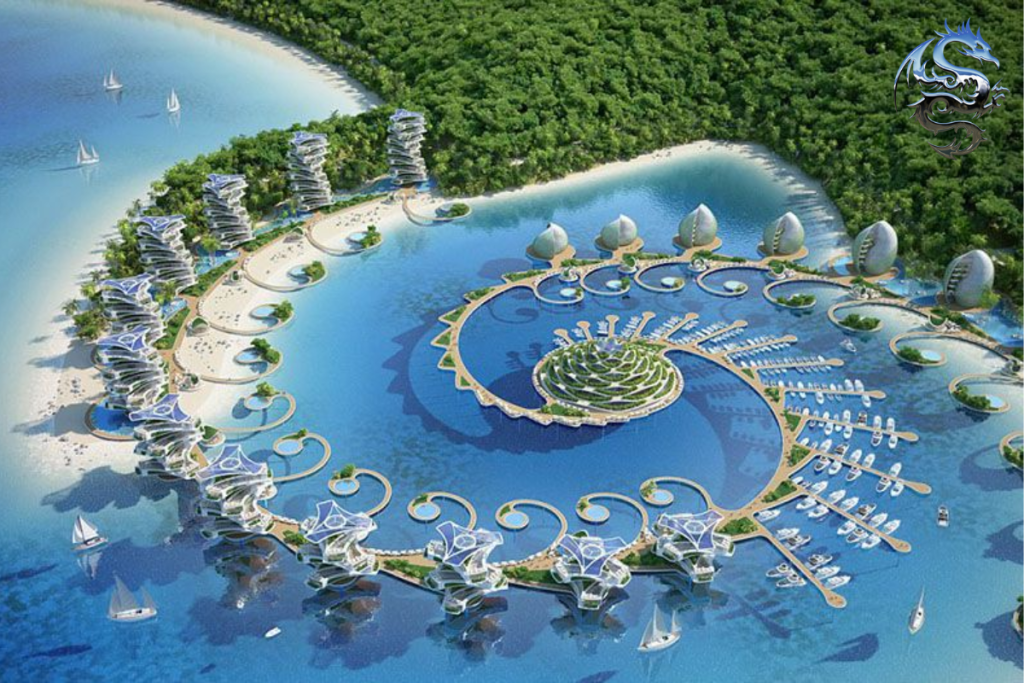 Khu nghỉ dưỡng Nautilus Eco với 12 tháp xoắn ốc bắt mắt