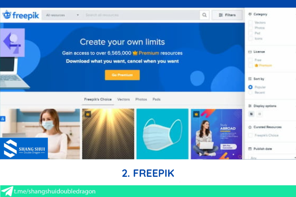 Công cụ thiết kê Freepik