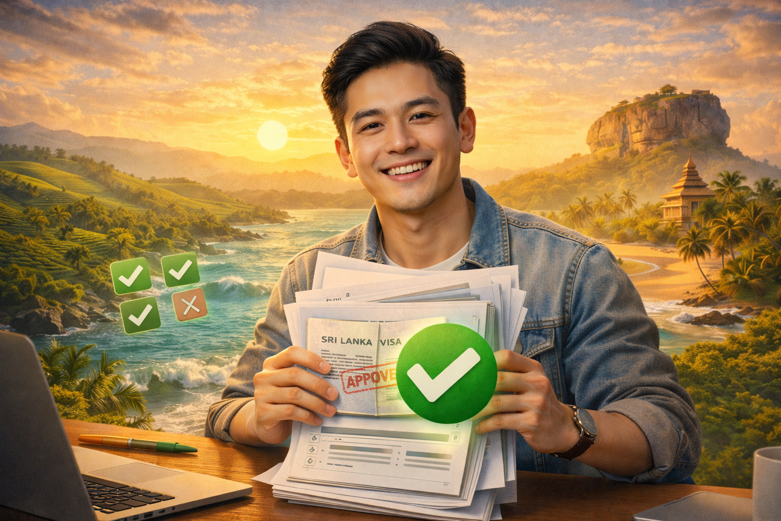 Kinh nghiệm nộp hồ sơ đi Sri Lanka không bị trả về