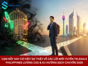 tuyển telesale philippines lương cao