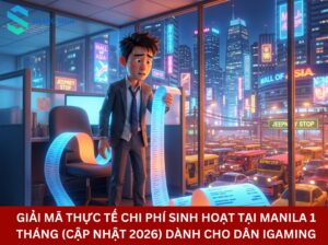 Giải Mã Thực Tế Chi Phí Sinh Hoạt Tại Manila 1 Tháng (Cập Nhật 2026) Dành Cho Dân iGaming
