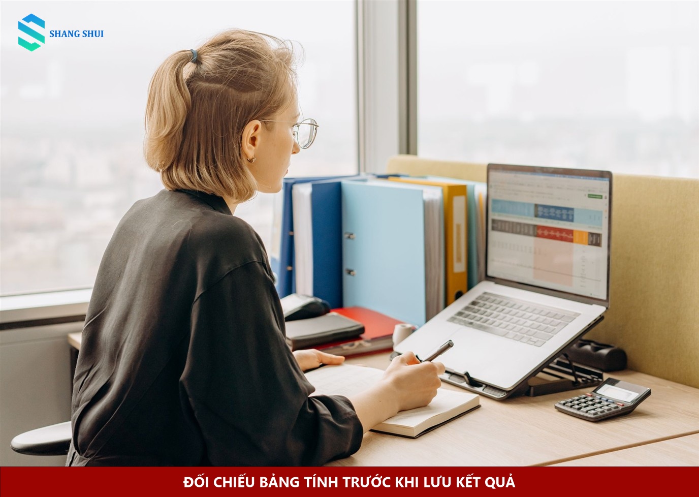 Đối chiếu bảng tính trước khi lưu kết quả