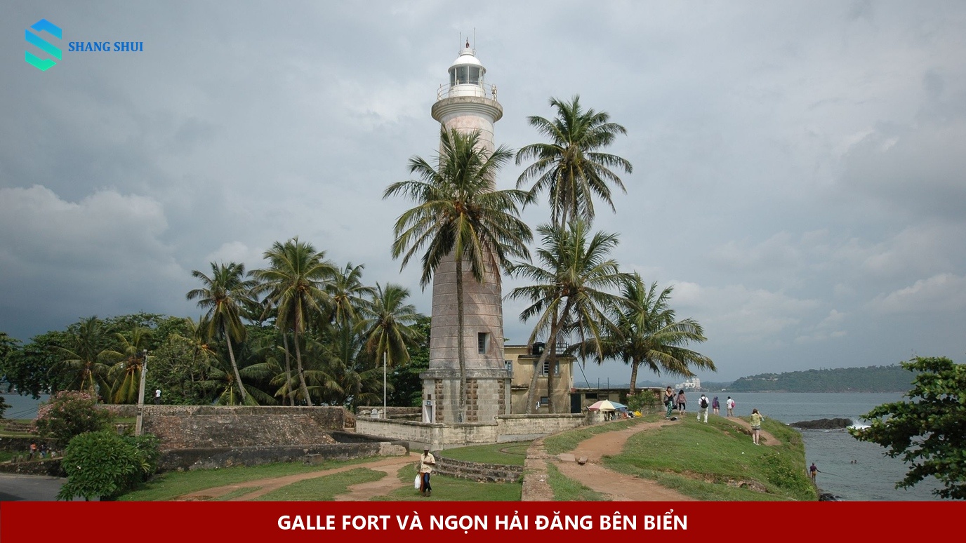 Galle Fort và ngọn hải đăng bên biển