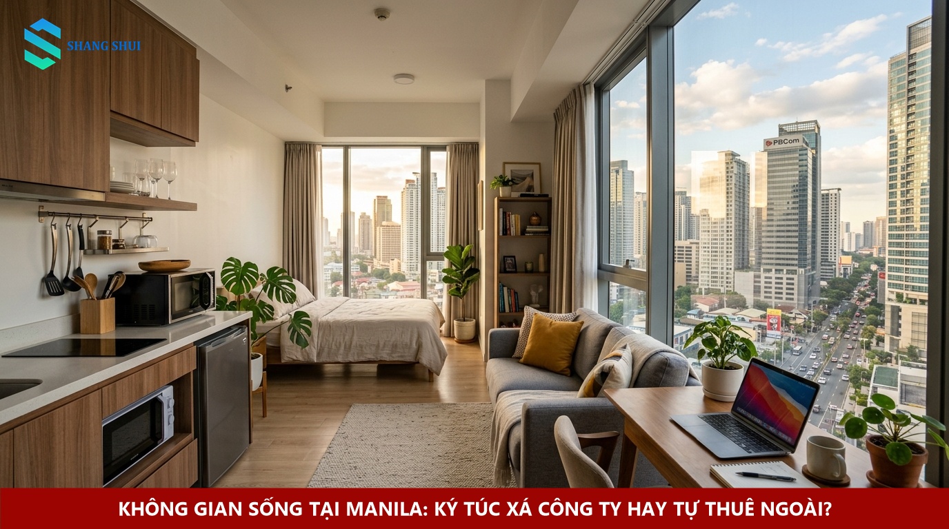 Không gian sống tại Manila - Ký túc xá công ty hay tự thuê ngoài