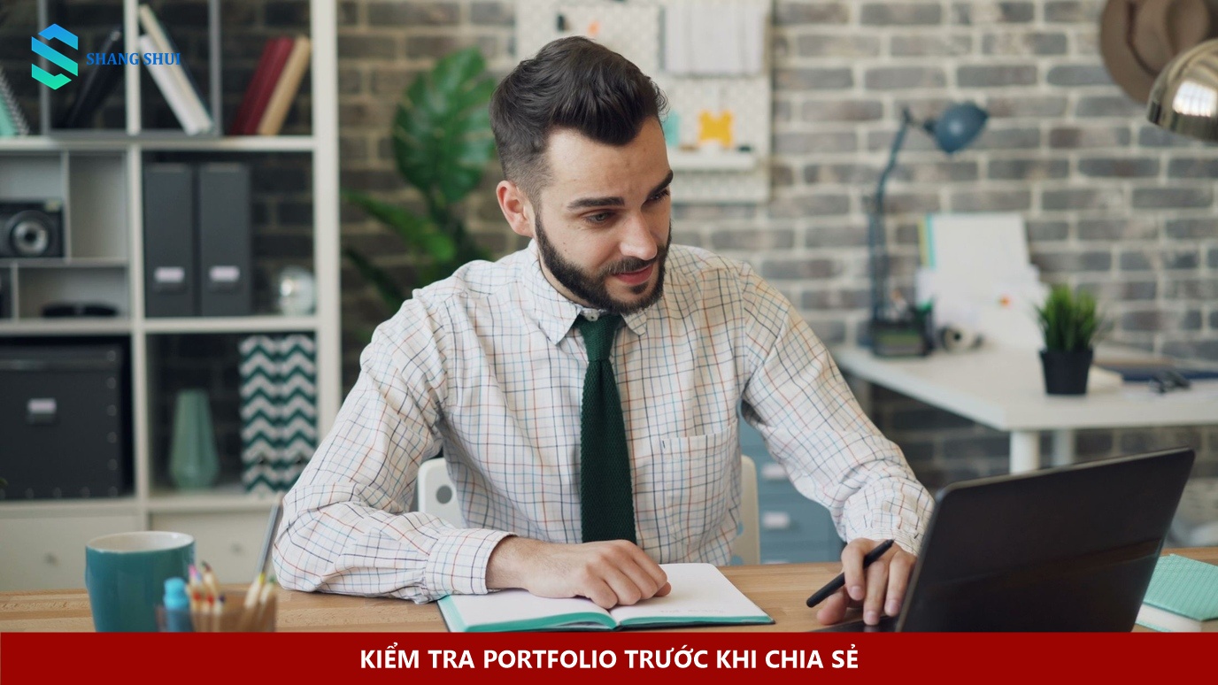 Kiểm tra portfolio trước khi chia sẻ