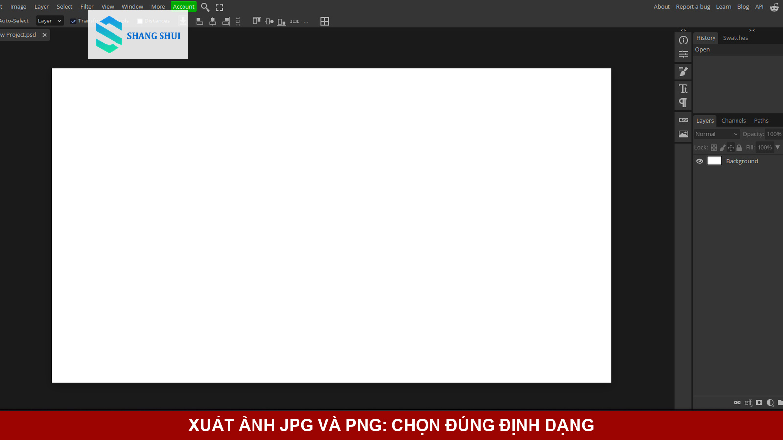 Giao diện phần mềm đồ họa với tùy chọn xuất định dạng tệp ảnh.